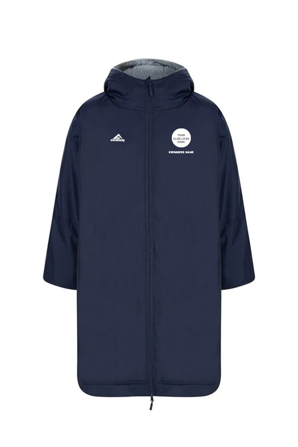 Team Robe Shop Adult Unisex Swimzi Team Robe - Navy image 0
