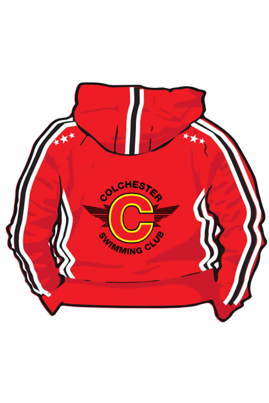 TEAMWEAR OUTLET SHOP! Adult Colchester SC Unisex Sweat Zipped Hoodie image 1