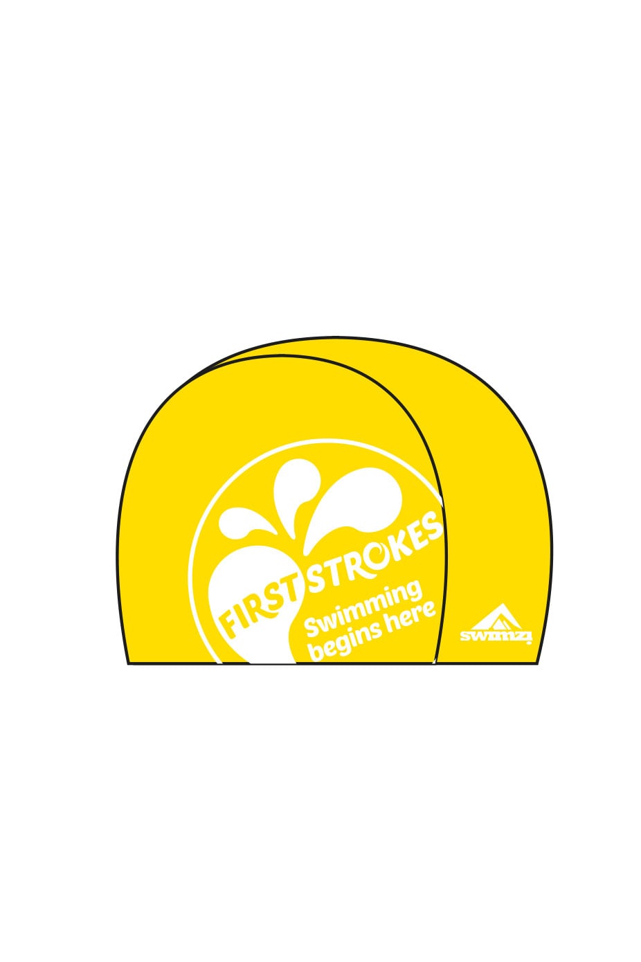 Unisex Junior Swim Cap - Cotton - Yellow image 0