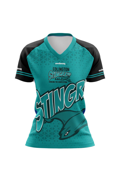 Edlington Stingrays ASC Kids Female Polyester Club Shirt - V-Neck image 0