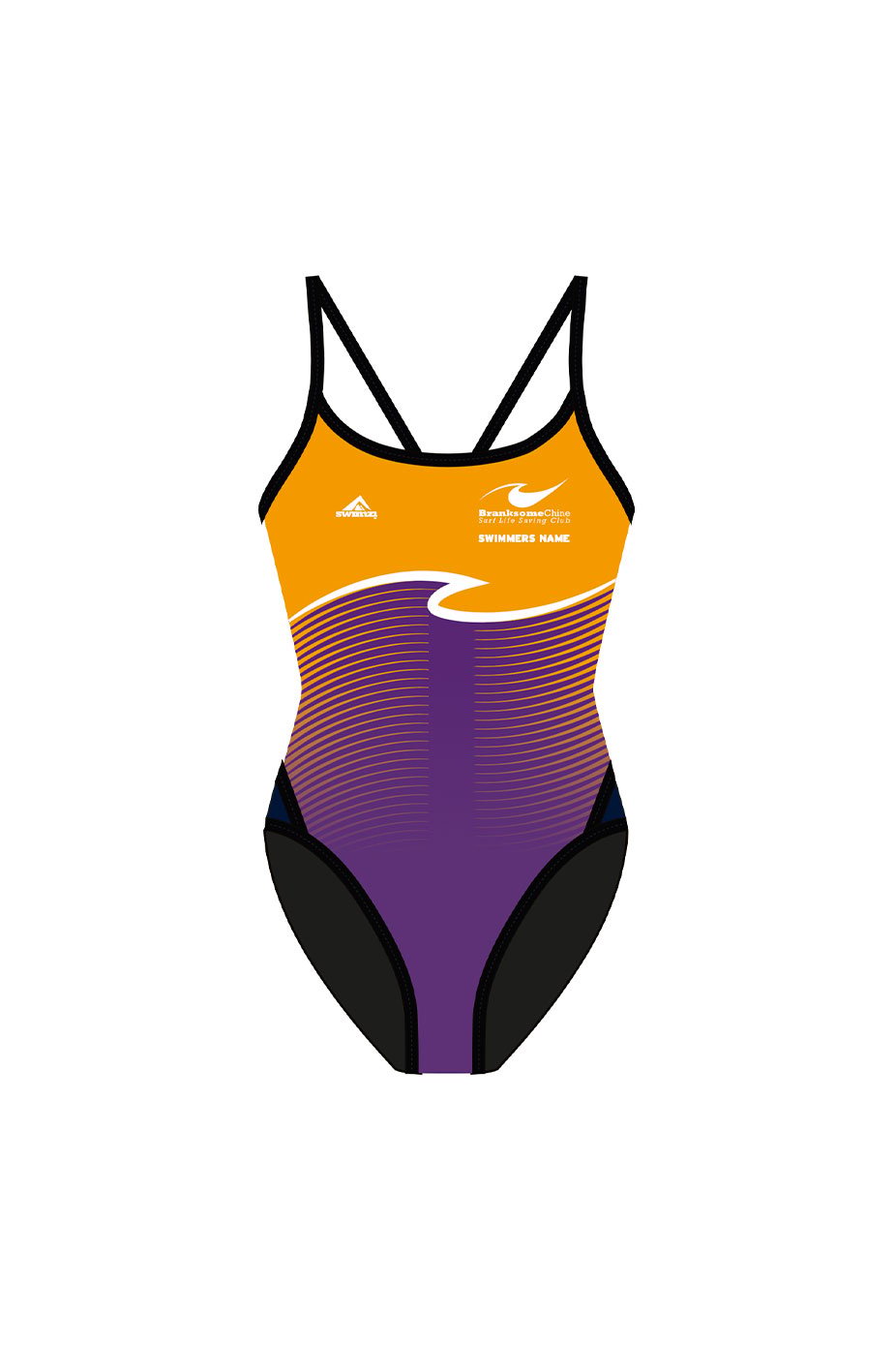Branksome Chine Surf Life Saving Club Adult Female Thinstrap Swimsuit image 0