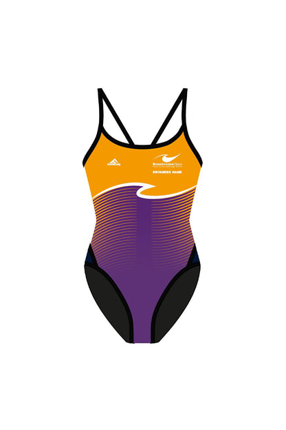 Branksome Chine Surf Life Saving Club Adult Female Thinstrap Swimsuit image 0
