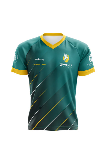 Waveney Swimming Club Kids Unisex Performance Shirt - V-Neck image 0