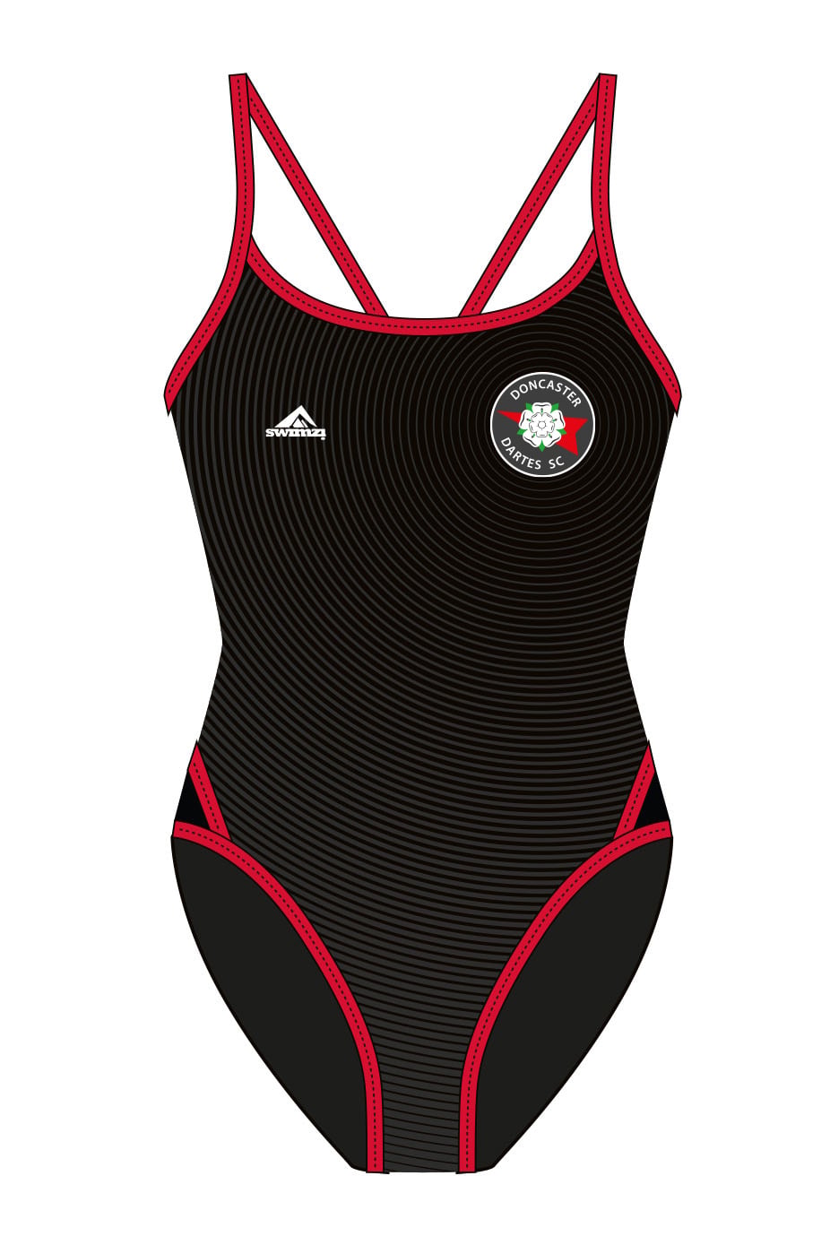 Doncaster Dartes SC Adult Female Thinstrap Swimsuit image 0
