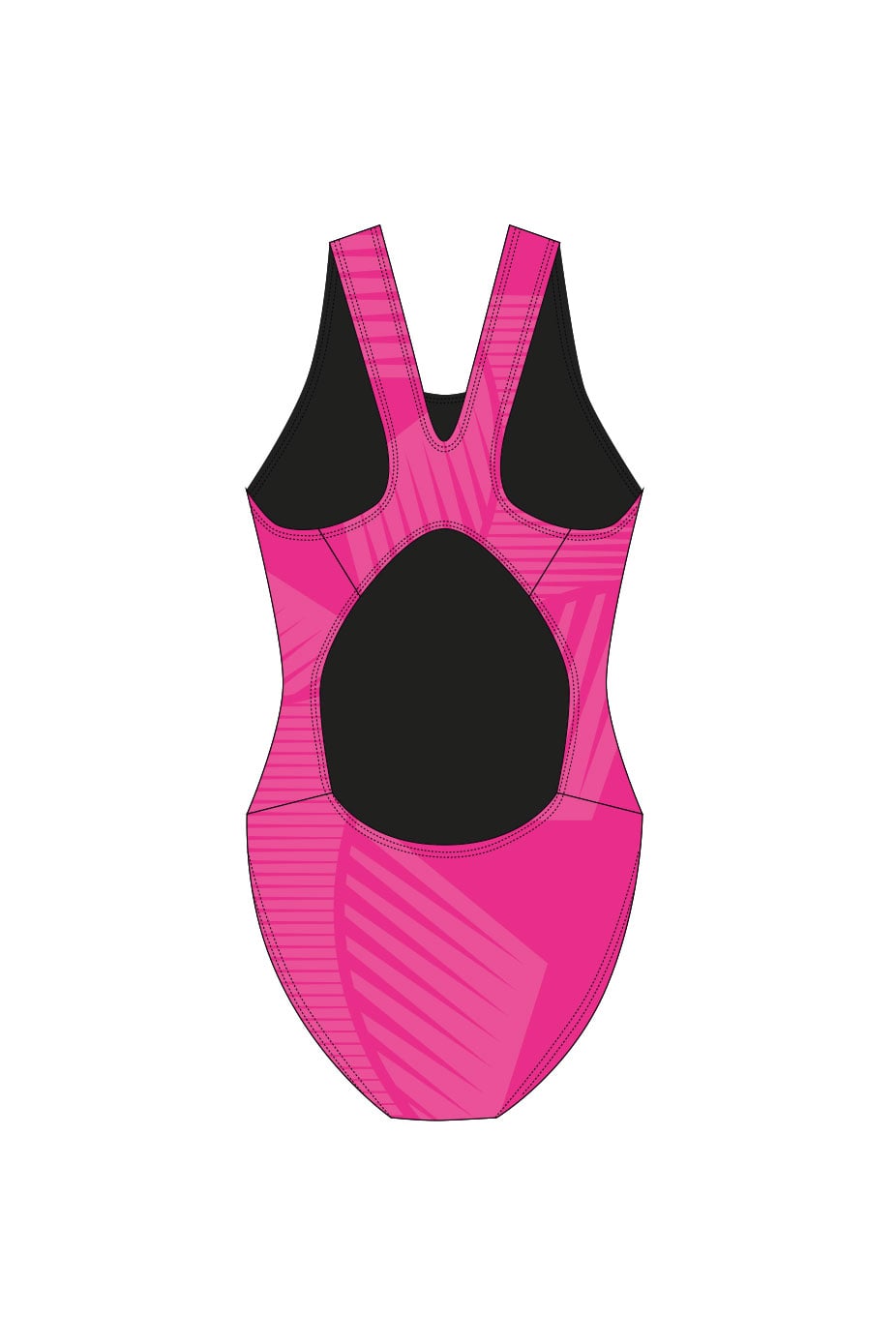 Hatfield SC Adult Female Broadstrap Swimsuit - Pink image 1