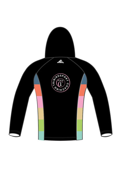 Tribirdsport Coaching Adult Unisex Zipped Performance Hoodie - Black image 1