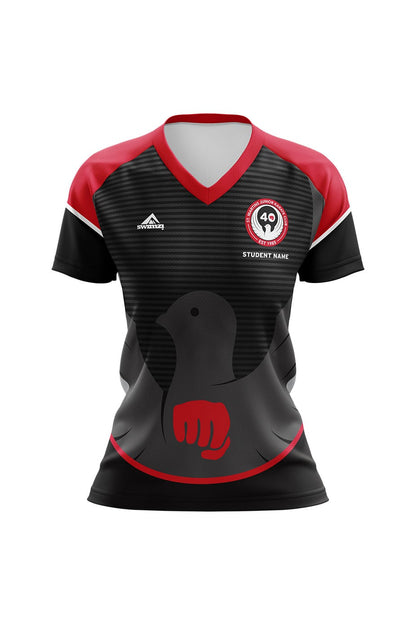 St Martins Karate Club Kids Female Club Shirt - V-Neck - Lower Grades image 0