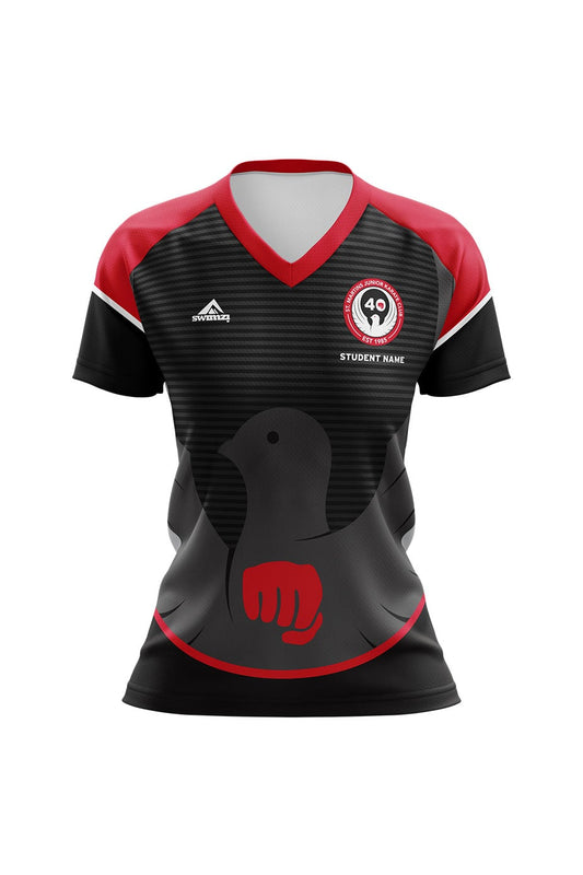 St Martins Karate Club Kids Female Club Shirt - V-Neck - Lower Grades image 0