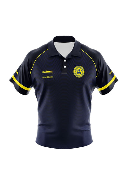 Saxon Crown SC Adult Unisex Polyester Coach Shirt - Polo Neck image 0