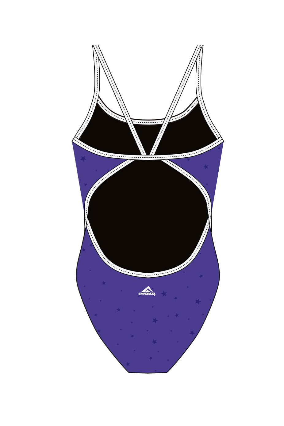 South Yorkshire Swans Artistic Swimming Club Adult Female Thinstrap Swimsuit image 1