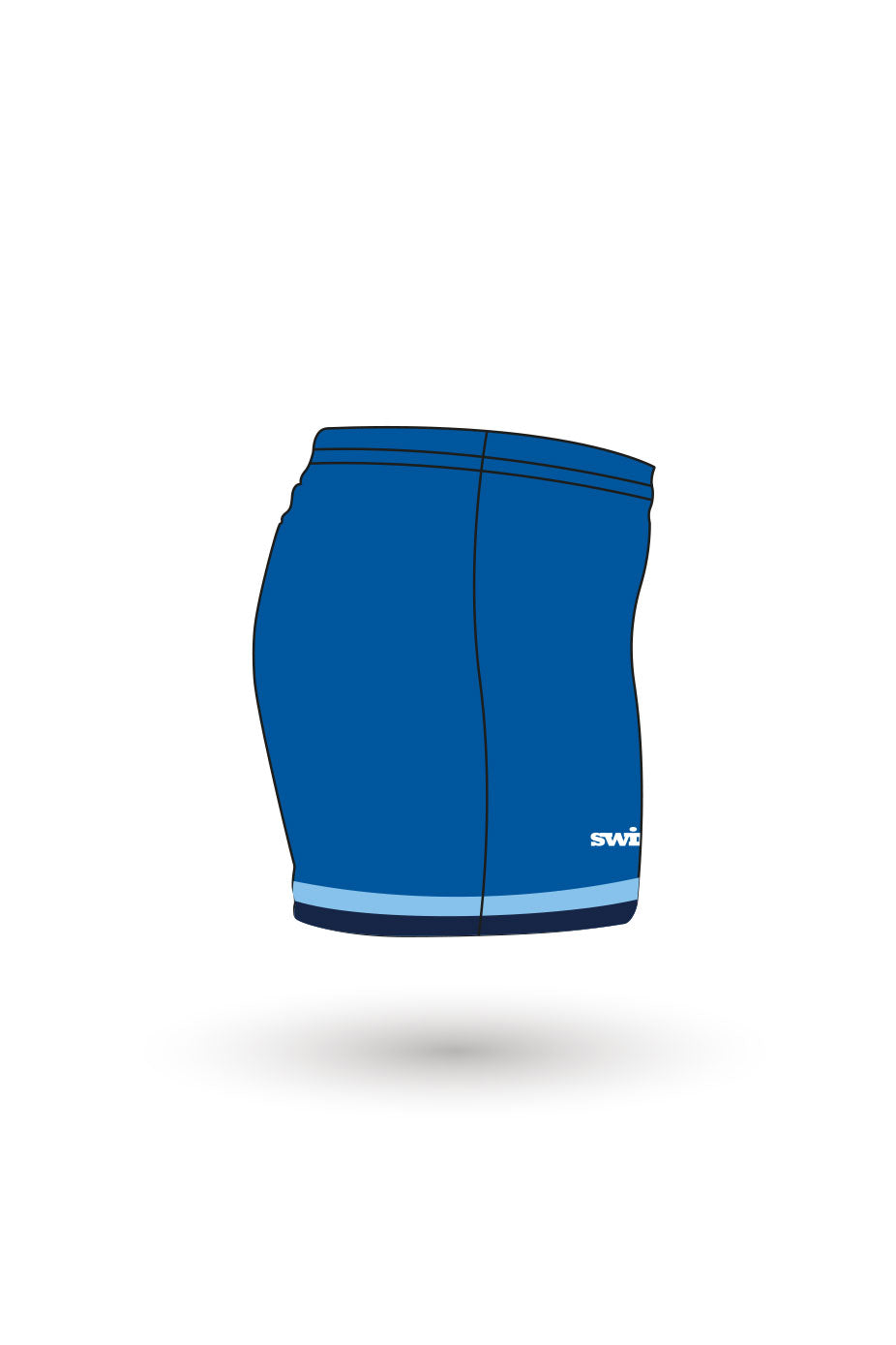 Beverley Barracudas SC Adult Female Polyester Hotpants image 1