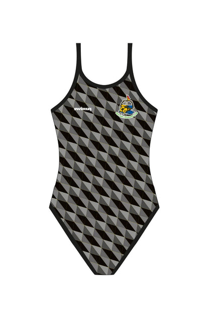 Rest Bay Lifeguards SC Adult Female Thinstrap Swimsuit - Black image 0