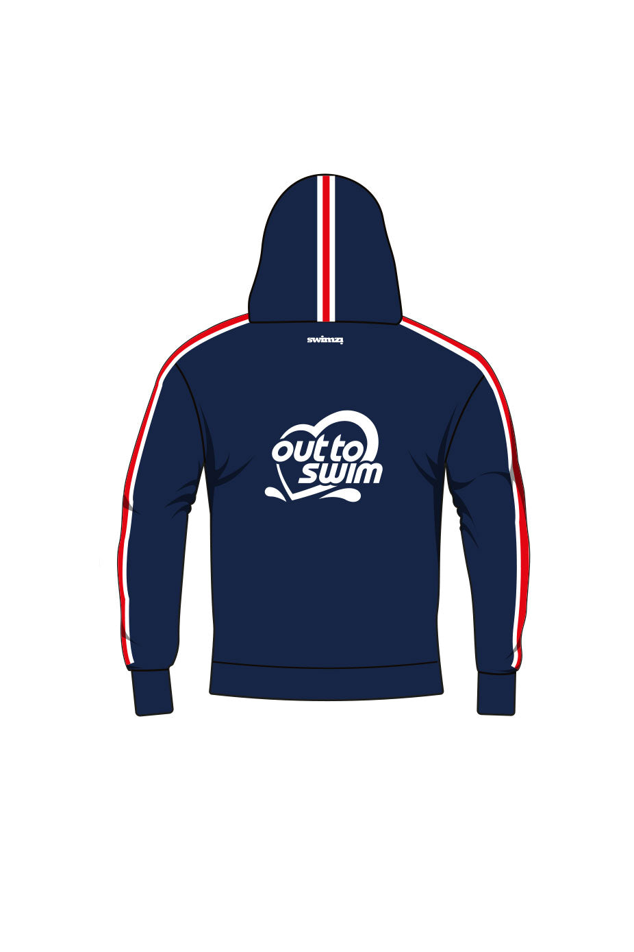 Out to Swim Adult Unisex Sweat Pullover Hoodie image 1