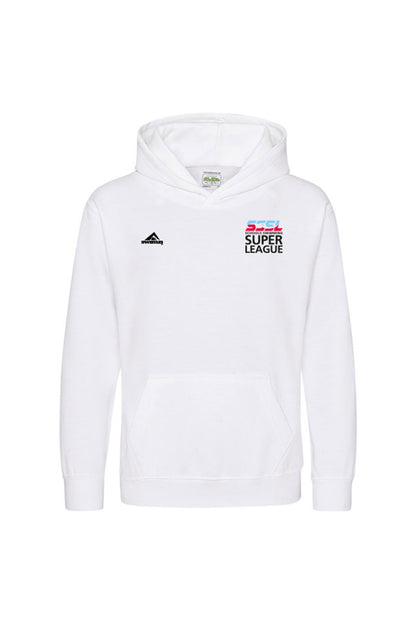 Schools Swimming Super League Adult Unisex SSSL Cotton Pullover Hoodie - White image 0