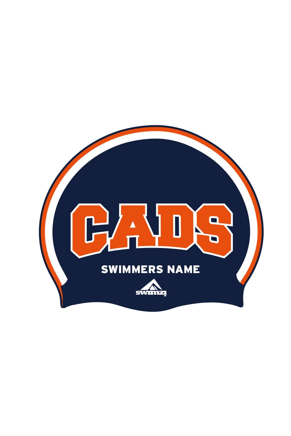 Unisex Club Swim Cap - Silicone Suede image 0