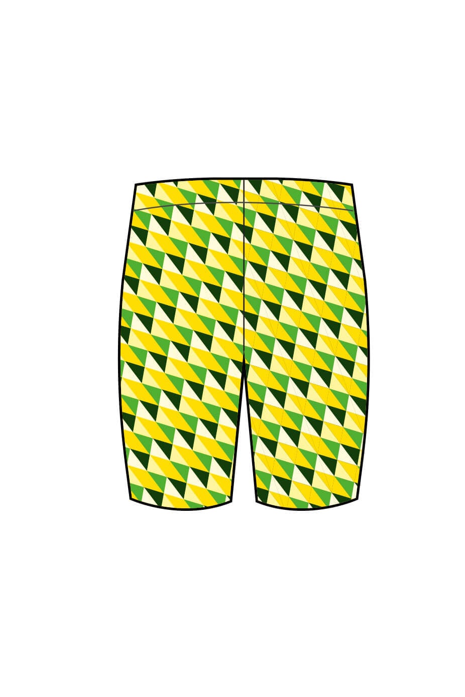 Rest Bay Lifeguards SC Adult Male Jammers - Green image 1