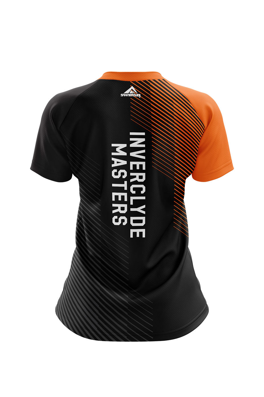 Inverclyde Masters SC Adult Female Club Shirt - V-Neck - Black image 1