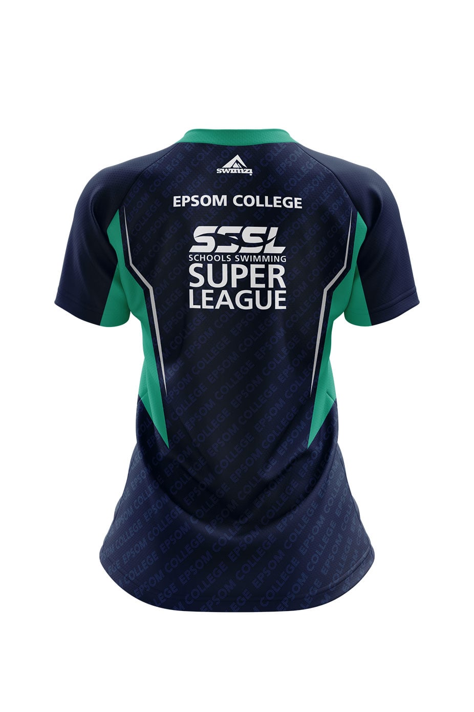 Schools Swimming Super League Adult Female Epsom College Club Shirt - V-Neck image 1