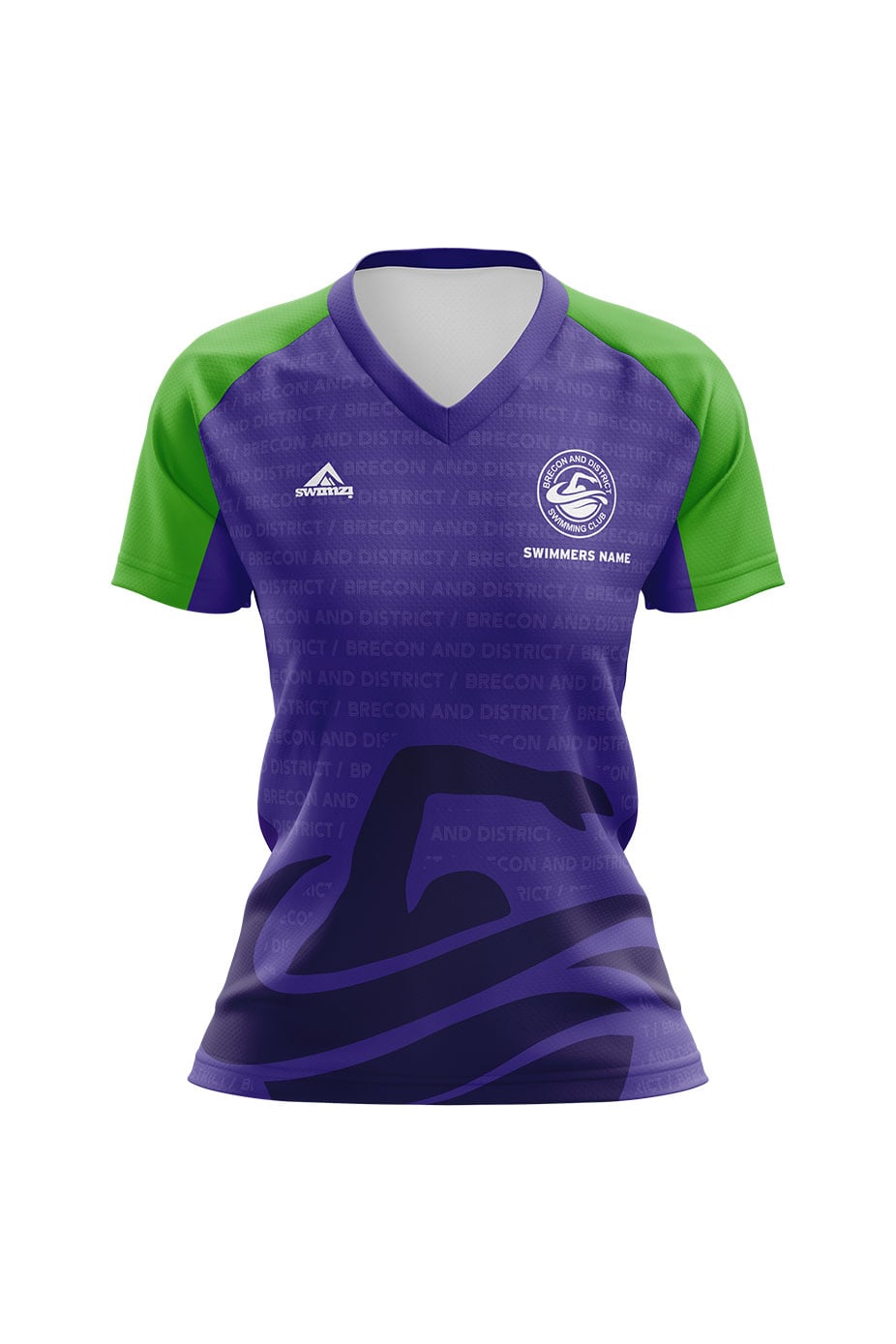 Brecon & District SC Adult Female Club Shirt - V-Neck image 0