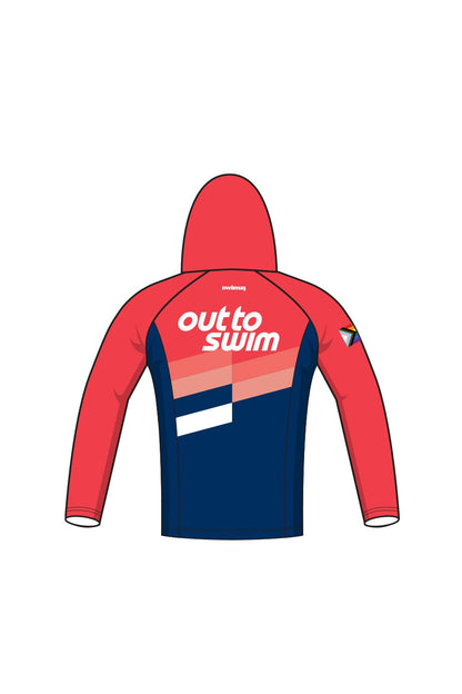 Out to Swim Adult Unisex Zipped Performance Hoodie image 1