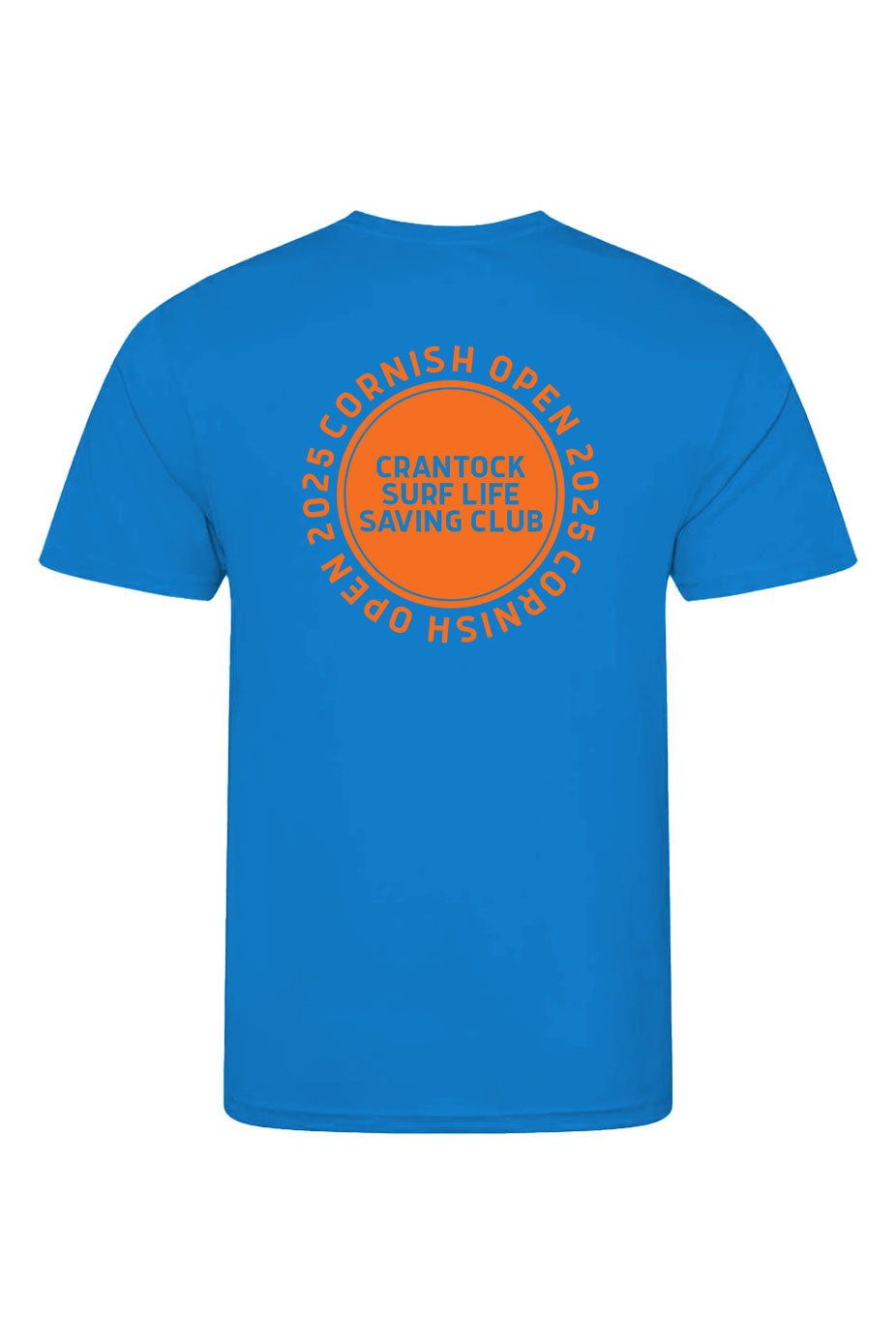Crantock SLSC Adult Unisex Cool Tee - Crew Neck - Cornish Open image 0