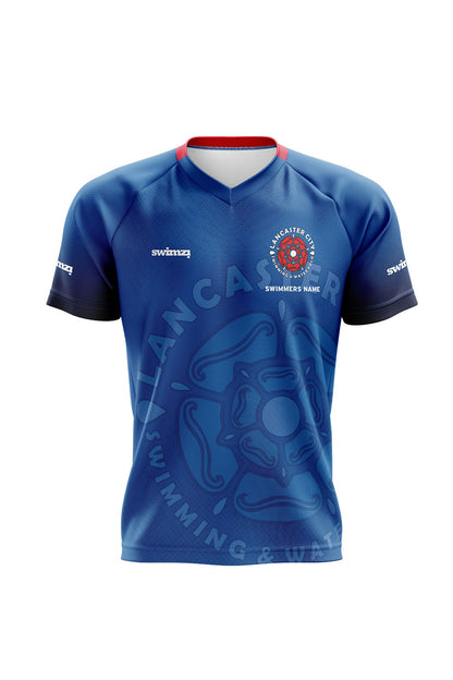 Lancaster City Swimming and Waterpolo Club Kids Unisex Club Shirt - V-Neck image 0