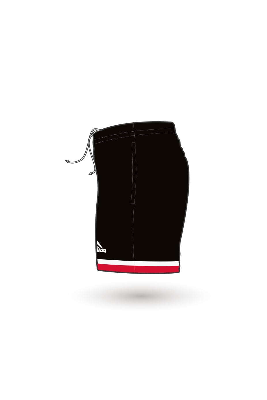 Nelson Bay Swim Club Adult Unisex Polyester Sport Shorts image 1