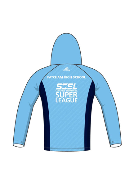 Schools Swimming Super League Adult Unisex Patcham High School Zipped Performance Hoodie image 1