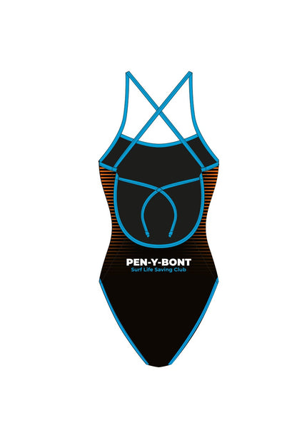 Penybont Surf Life Saving Club Adult Female Tie Back Swimsuit image 1