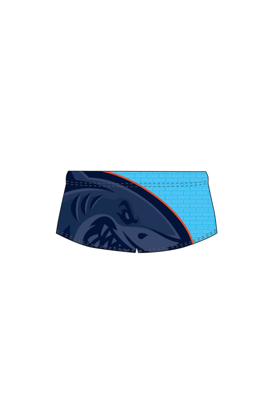 Hamilton Aquatics Adult Male Hamilton Sharks Waterpolo Trunks image 1