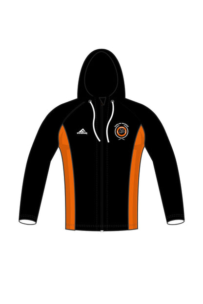 Dawlish Warren LSC Kids Unisex Black Zipped Performance Hoodie image 0