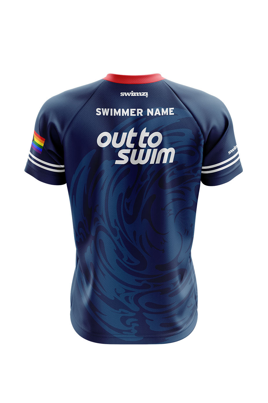 Out to Swim Adult Unisex Artistic Swimming Shirt - V-Neck image 1