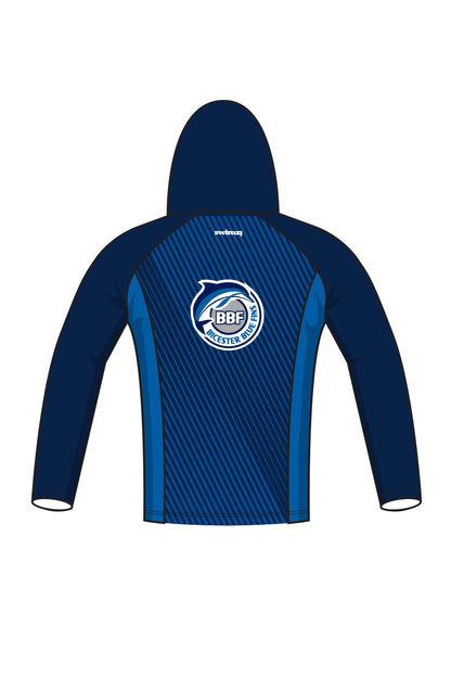 Bicester Blue Fins SC Adult Unisex Zipped Performance Hoodie image 1