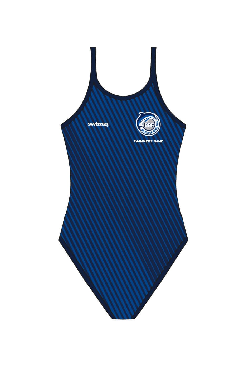 Bicester Blue Fins SC Adult Female Thinstrap Swimsuit image 0
