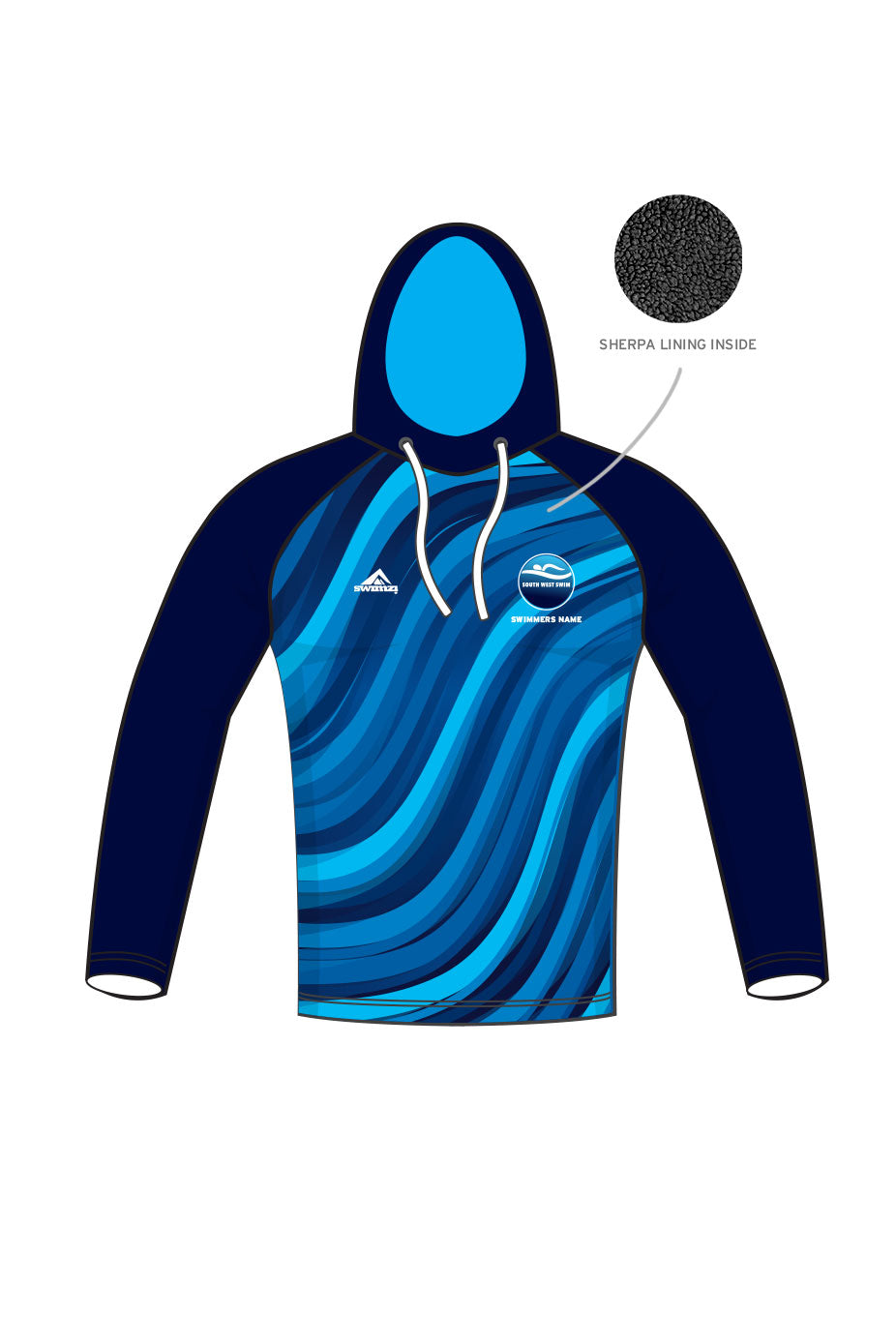 South West Swim Adult Unisex Winter Pullover Performance Hoodie image 0