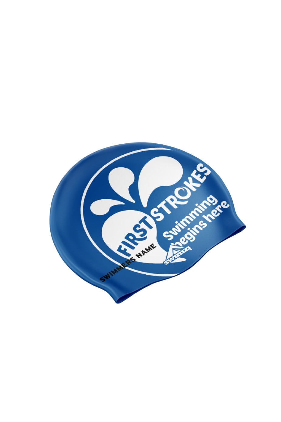 Unisex Junior Swim Cap - Silicone - Blue image 0
