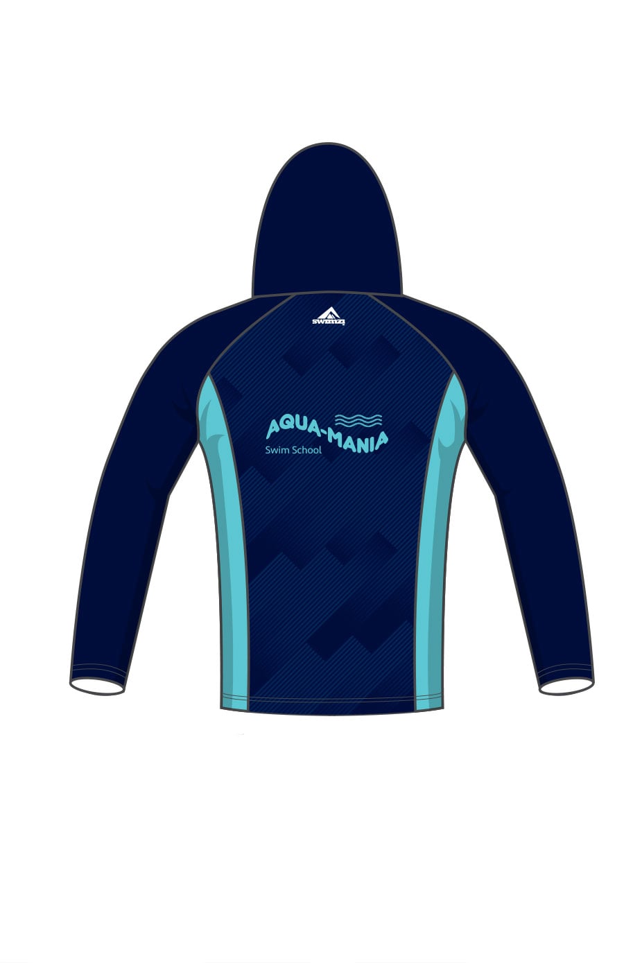 Aqua-Mania Swim School Adult Unisex Zipped Performance Hoodie image 1