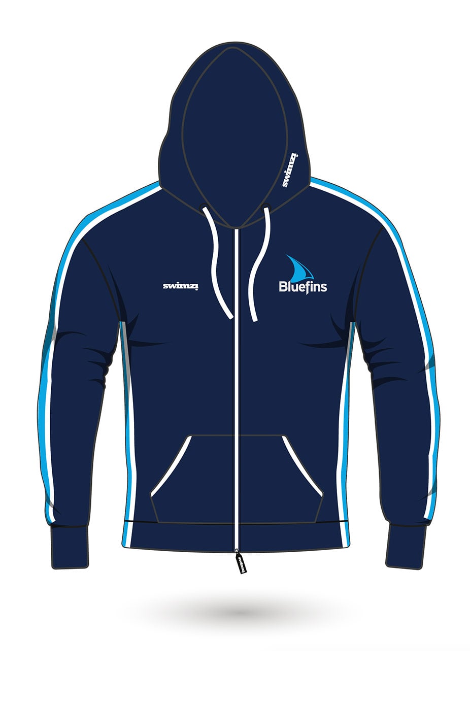 Basingstoke SC Adult Unisex Sweat Zipped Hoodie image 0