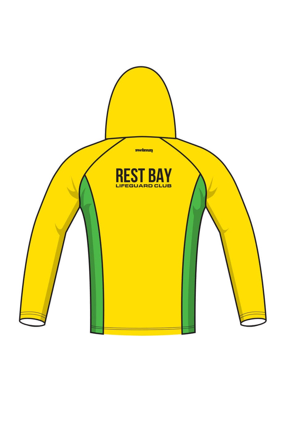 Rest Bay Lifeguards SC Adult Unisex Zipped Performance Hoodie image 1