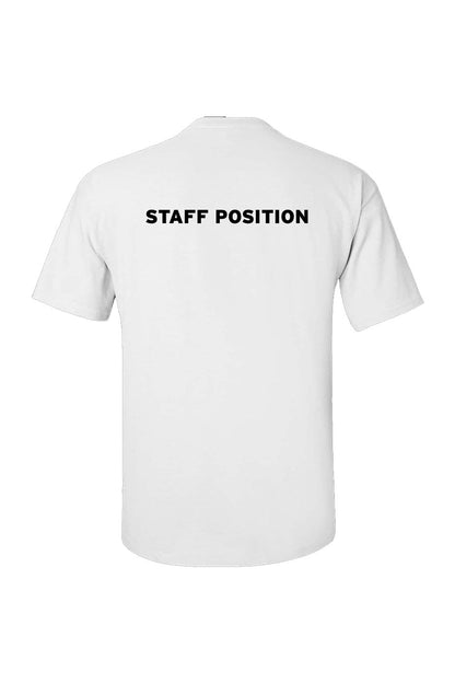 Leiston & District SC Adult Unisex Cotton Shirt - Crew Neck - White image 1