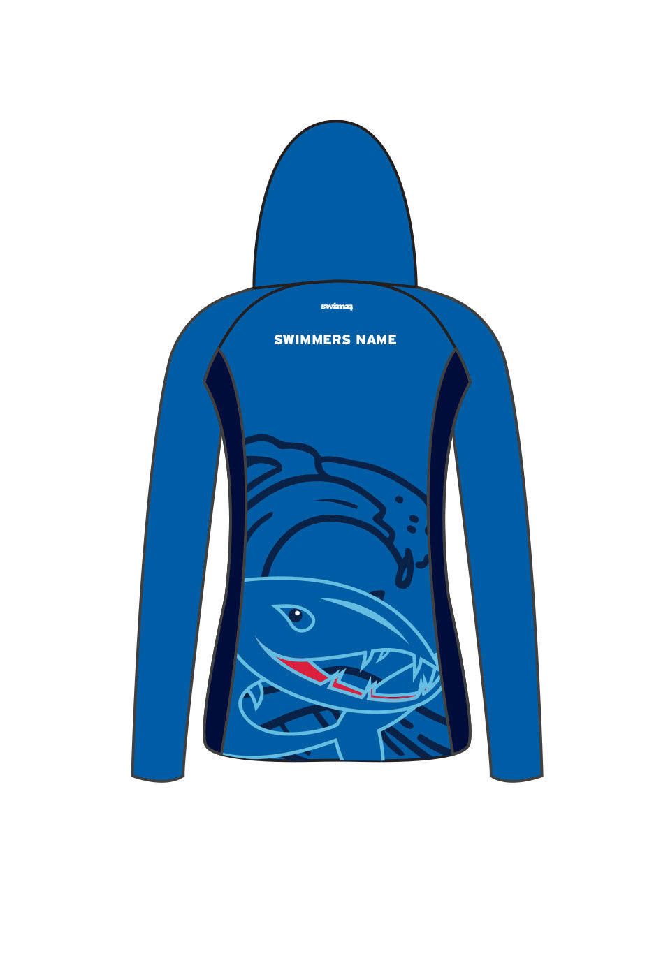 Beverley Barracudas SC Adult [Recommended Item] Female Zipped Performance Hoodie image 1