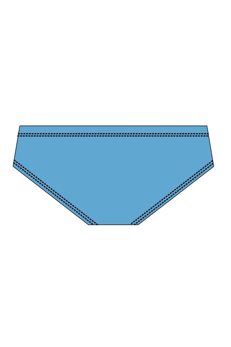 Polar Bear Challenge Adult Male Penguin 8cm Trunks - Blue image 1