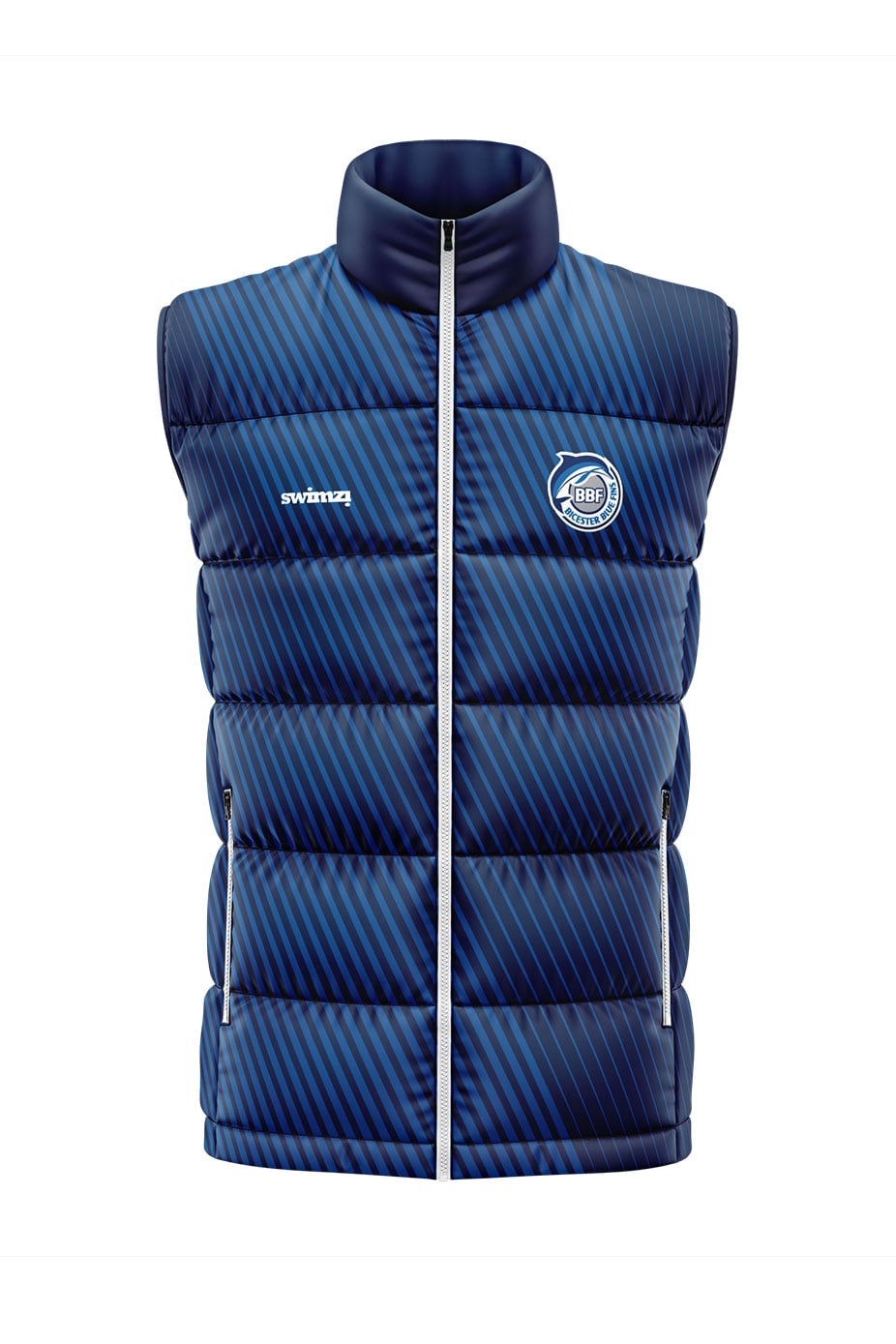 Bicester Blue Fins SC Adult Unisex Reversible Gilet image 0