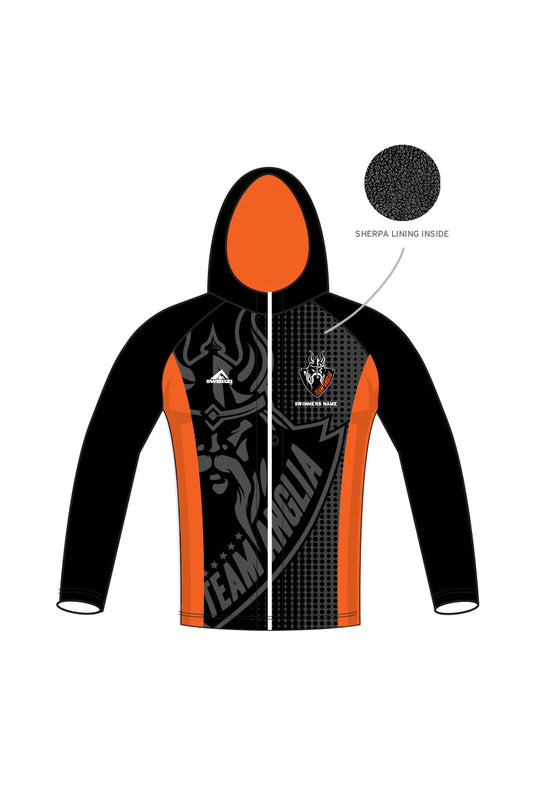 Team Anglia Masters Kids Unisex Winter Zipped Performance Hoodie image 0