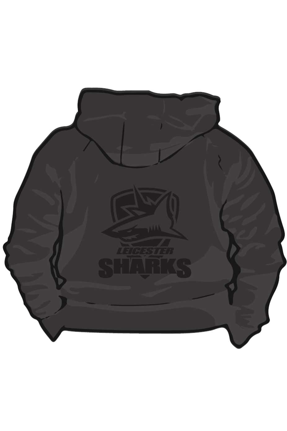Leicester Sharks SC Adult Unisex Sweat Pullover Hoodie image 1