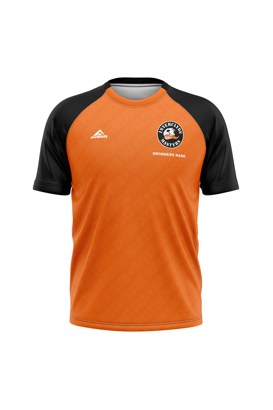 Inverclyde Masters SC Adult Unisex Club Shirt - Crew Neck - Orange image 0