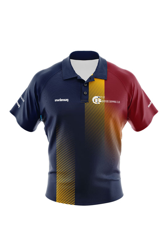 City of Bradford SC Adult Unisex Polyester Coach Shirt - Polo Neck image 0