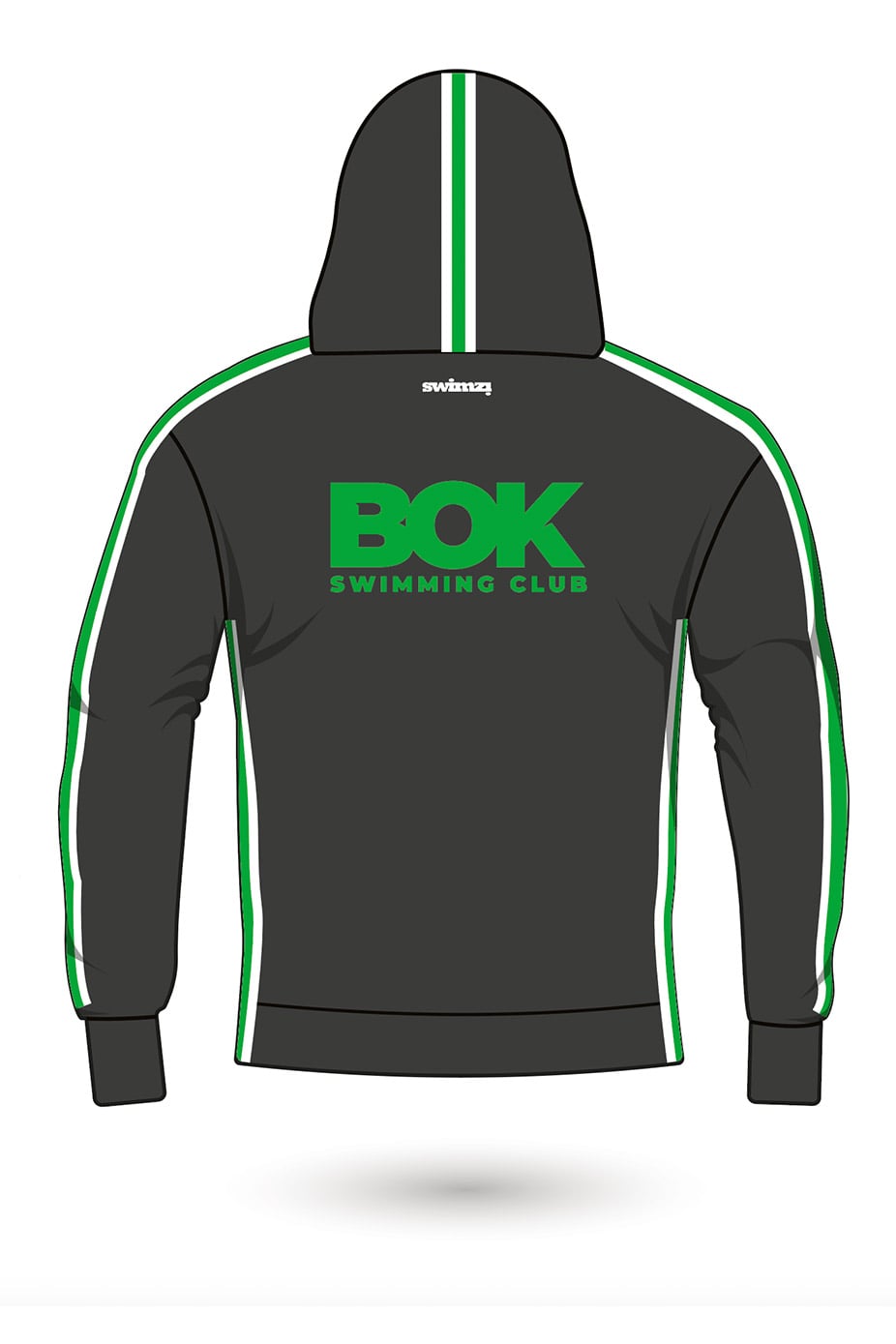 Borough of Kirklees SC Adult Swimzi Unisex Sweat Zipped Hoodie image 1