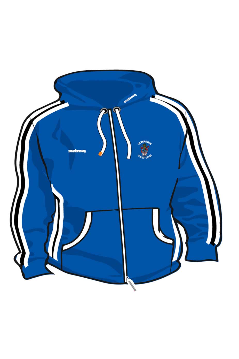 Ulverston ASC Kids Unisex Sweat Zipped Hoodie image 0