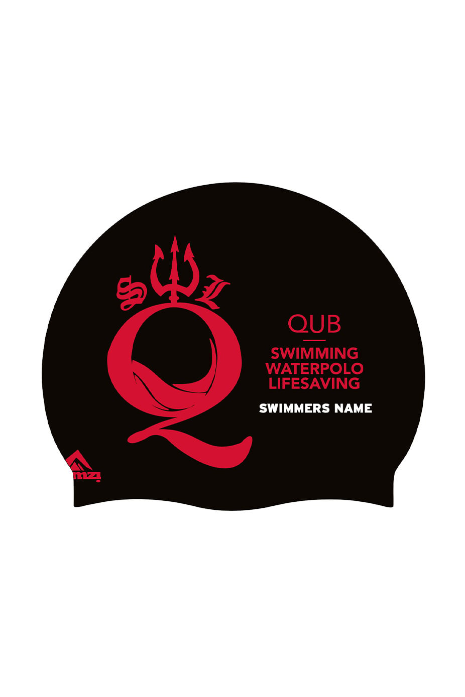 Unisex Club Swim Cap - Silicone Suede image 0
